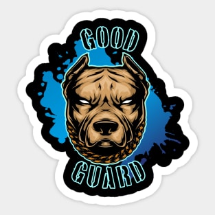 Dog good guard Sticker